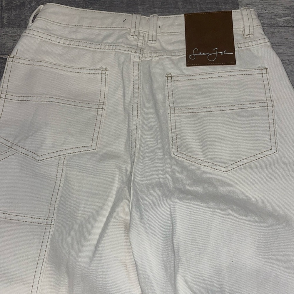 Misguided cream jeans